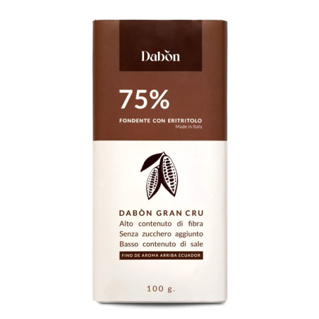 Tableta de chocolate negro 75%
